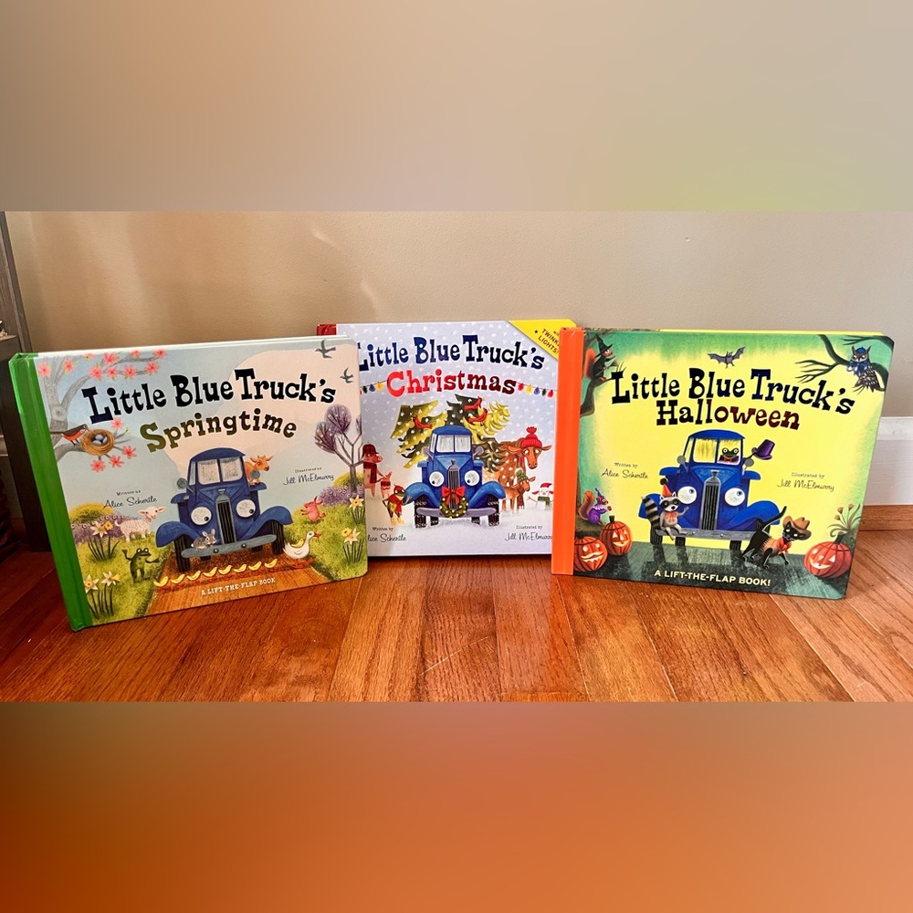 3pc Little Blue Truck “Lift the Flap” Board Books